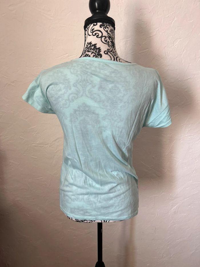 Très beau tee shirt bleu 🥰 taille S de chez tex - photo numéro 2