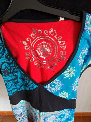 tunique bleue chinoise
