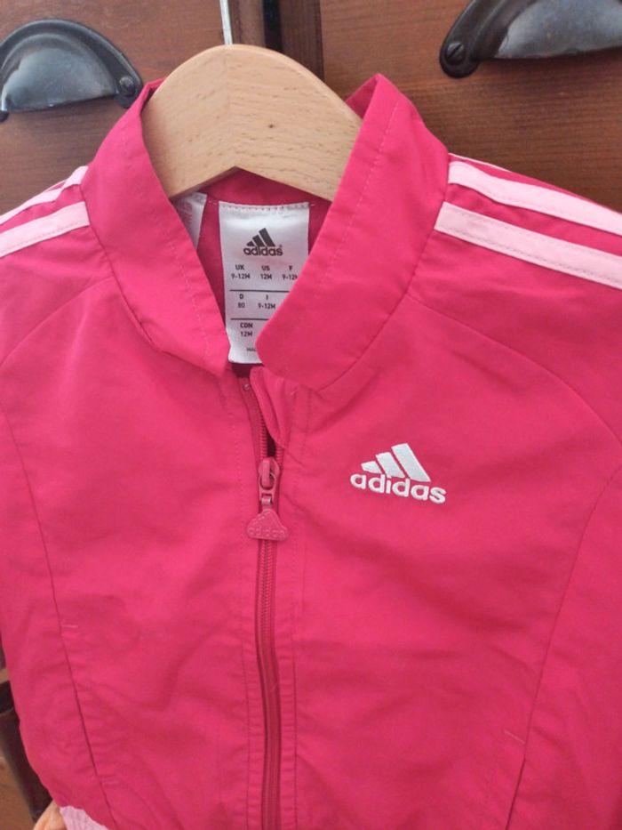 Survêtement Adidas fille 9/12 mois tbe - photo numéro 2