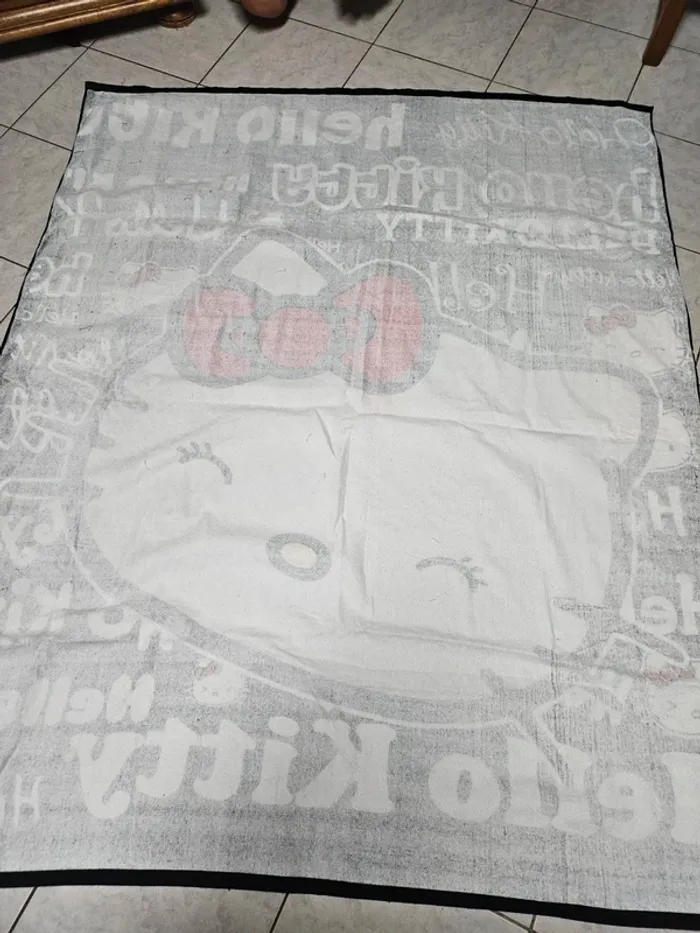 Mega serviette de plage hello kitty 100% coton - photo numéro 5