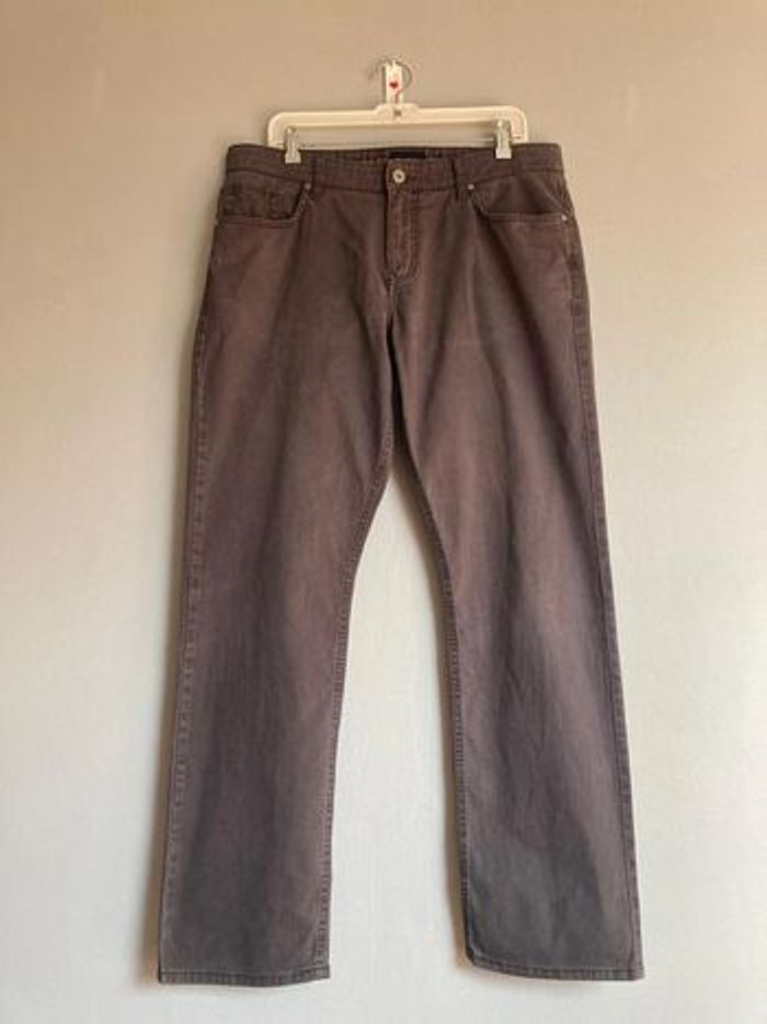 Pantalon homme Westbury 36/30 brun gris – toucher doux – très bon état