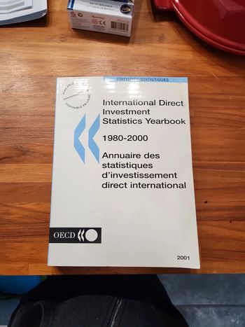Livre : annuaire des statuts d'investissement direct international
