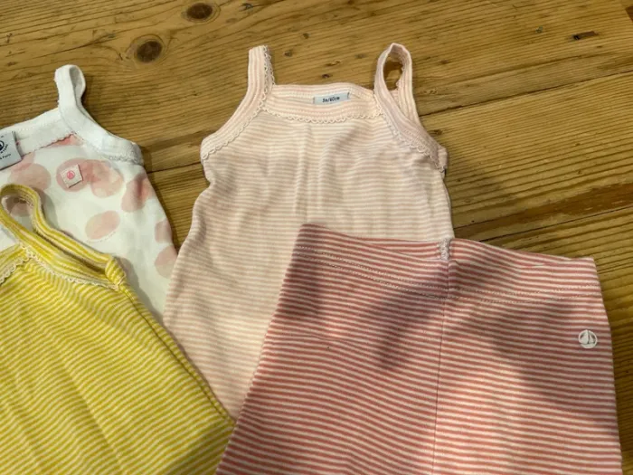 Lot petit bateau 3 mois rayures - photo numéro 2