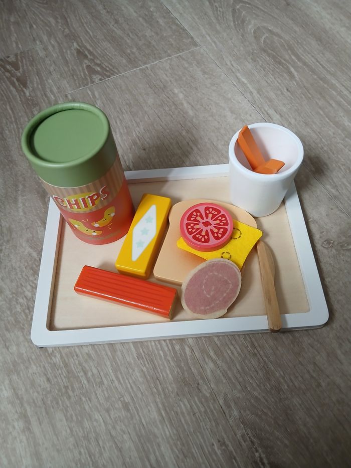 Jouet plateau apéritif en bois vertbaudet - photo numéro 2