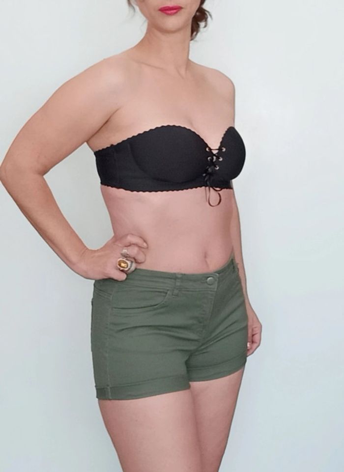 Short à revers kaki - photo numéro 6