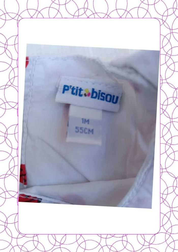 Robe 1 mois P'tit bisou - photo numéro 2