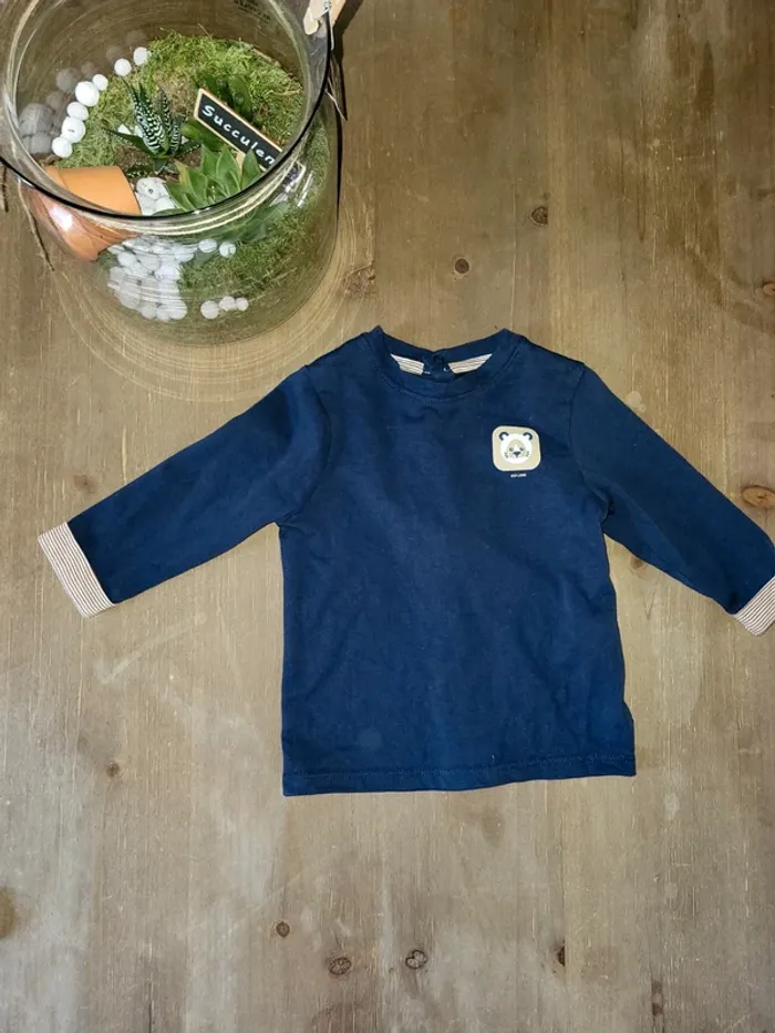 Lot de tee-shirt manche longue 6 mois - photo numéro 2