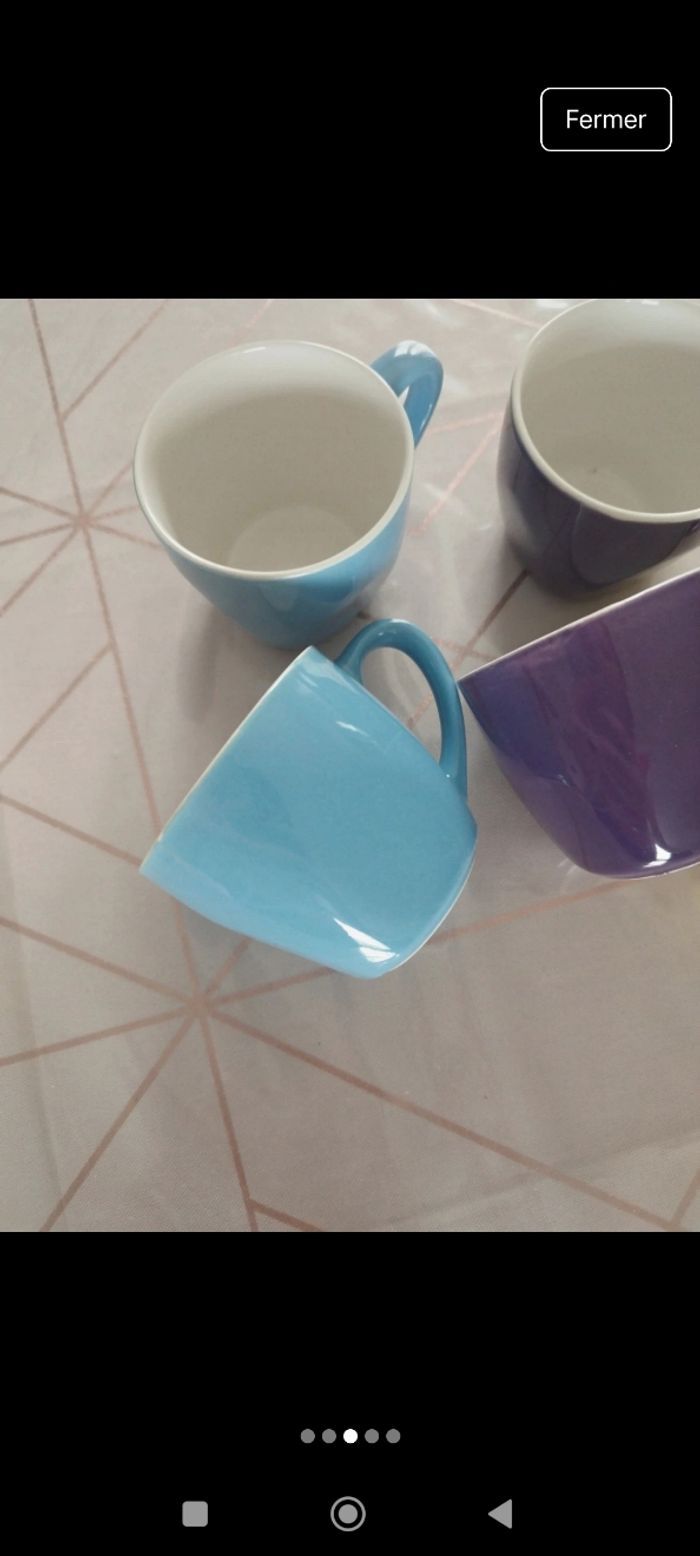 Lot de 6 tasses à café - photo numéro 2