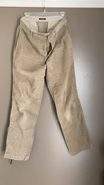 pantalon homme Dockers Khakis velours beige taille US 33x33