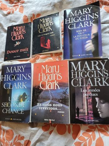 Romans de Mary Higgins Clark