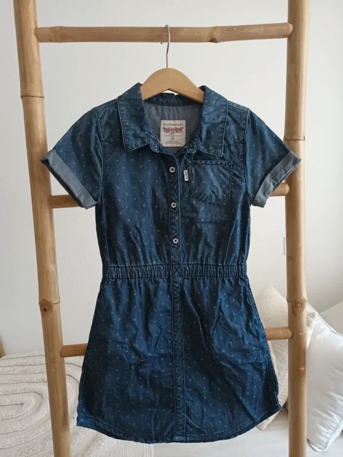 Robe en jean manches courtes Levi's 6 ans