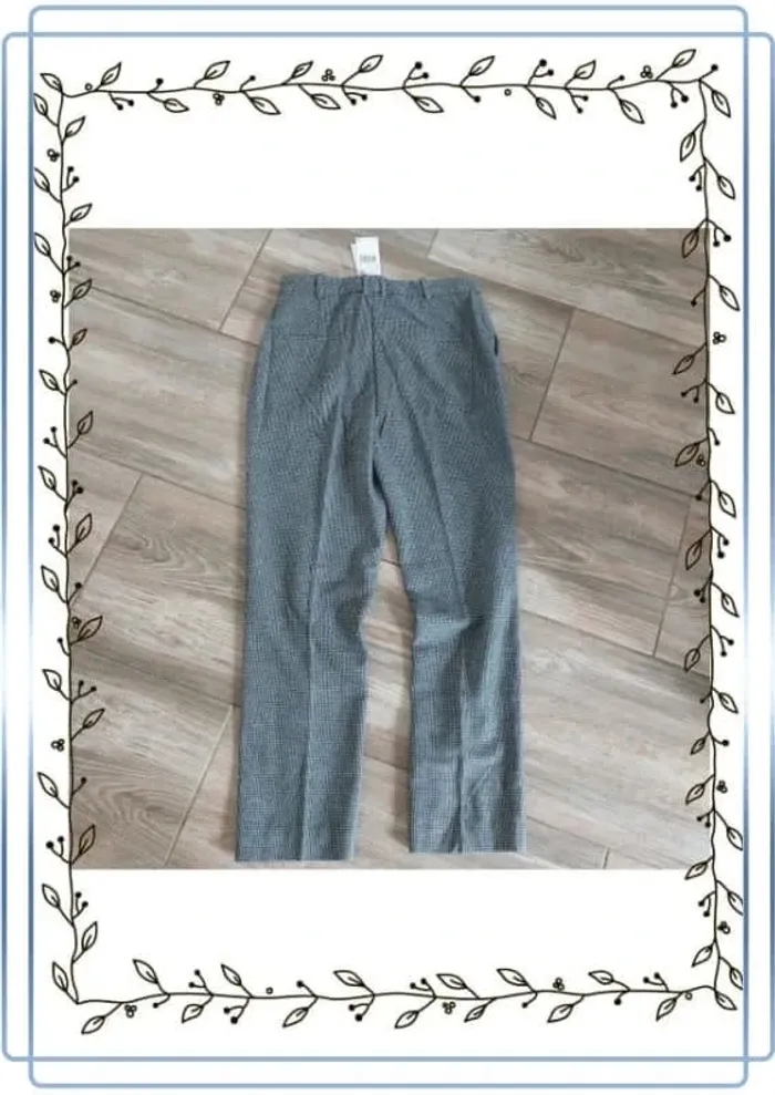 Mango, Pantalon de costume slim fit laine, neuf, taille 38  39x102cm valeur 40€ - photo numéro 4