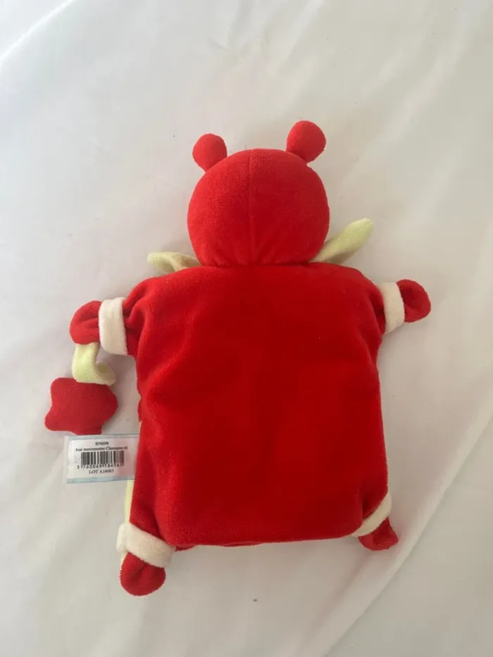 Doudou marionnette coccinelle babynat - photo numéro 3