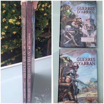 BD Guerres d'Arran, tomes 1 et 2, Editions Originales