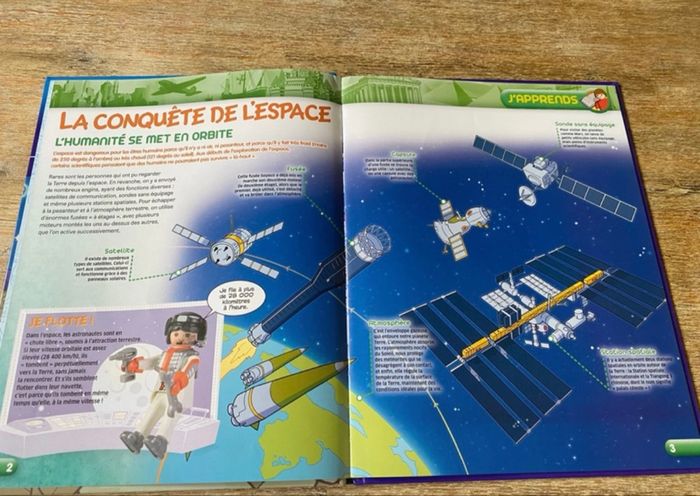 Playmobil espace avec livre - photo numéro 3