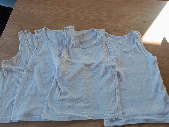 Lot 4 maillots de corps garçon 4 5 ans