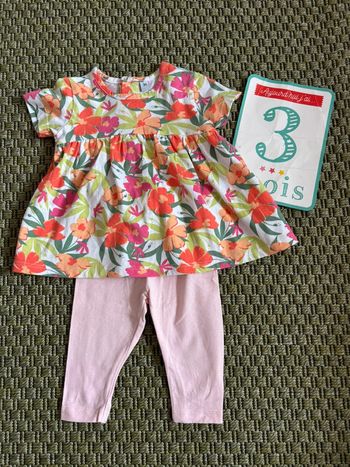 Ensemble 3 mois fille