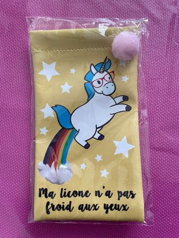 Étui lunette licorne