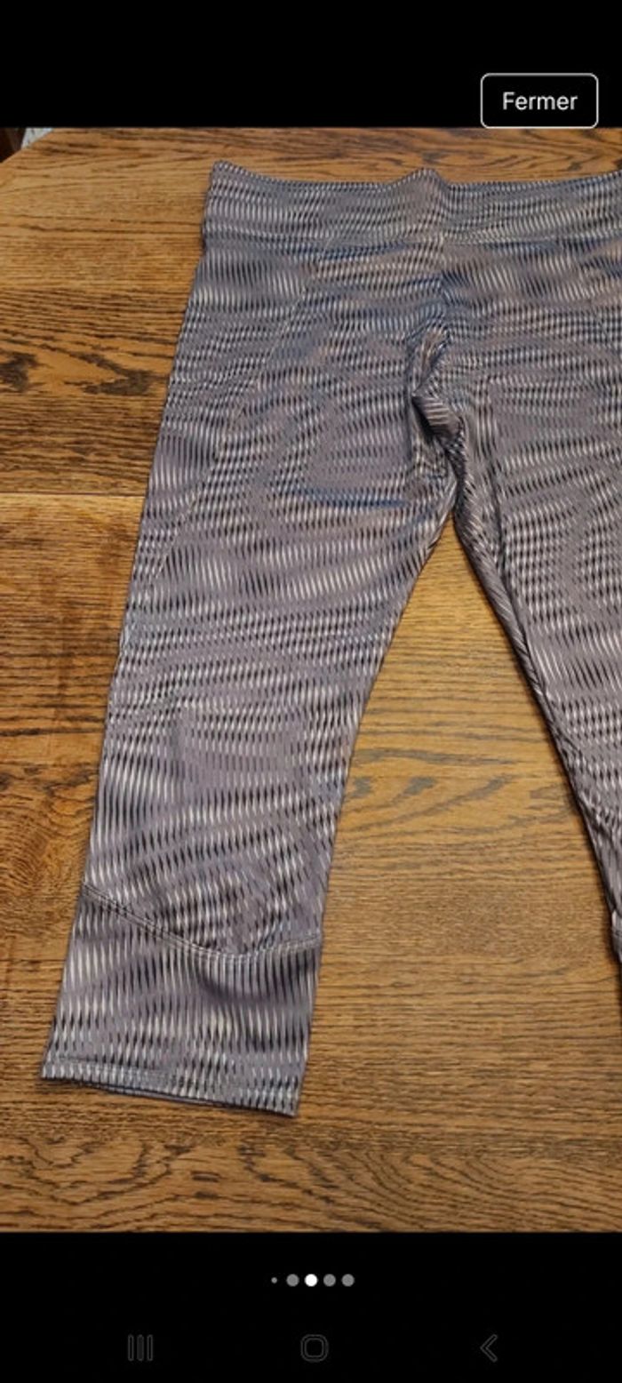 Legging Domyos Decathlon eu 42 gris/blanc - photo numéro 13