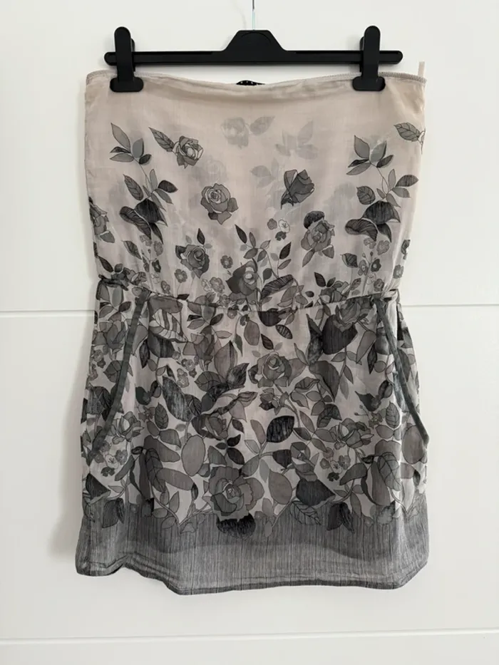 T-shirt top Bustier sisley maglia Camiseta Blouse chemise camisa Camicia Overhemd folder Blusa - photo numéro 3