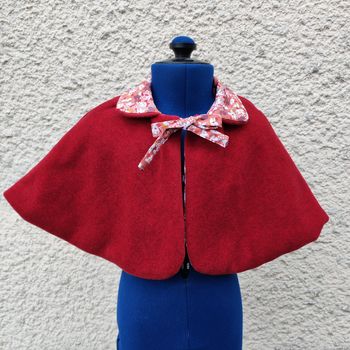 cape courte réversible 2 ans