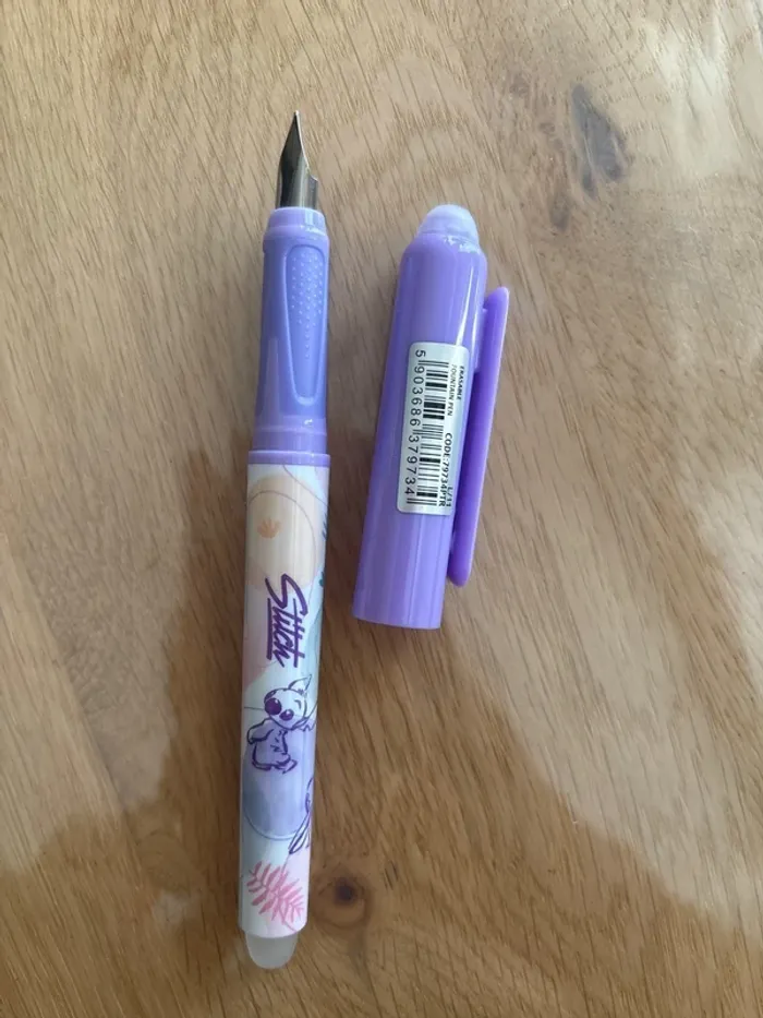 Stylo plume, effaçable Stitch - photo numéro 3