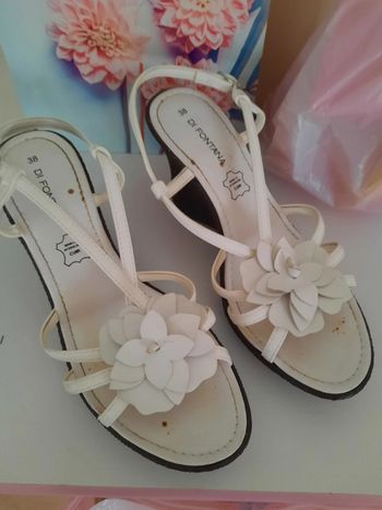 Sandales 38 blanche