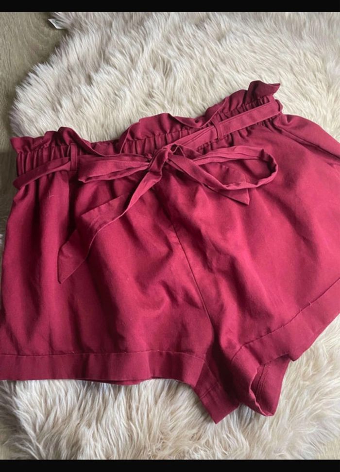 Short rouge avec ceinture Shein Taille XL / 42