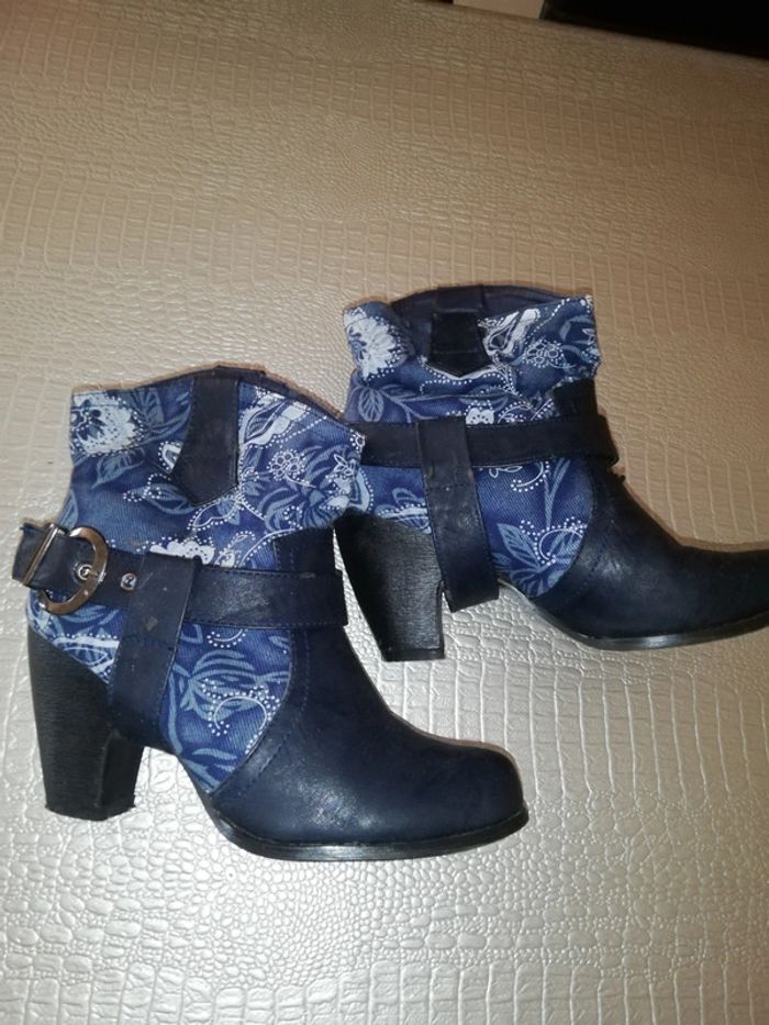 Boots bleu nuit - photo numéro 3