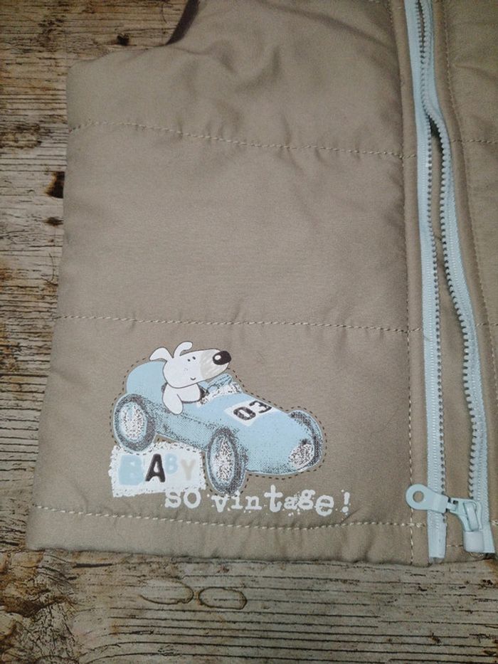 Joli manteau veste doudoune sans manches 12 mois - photo numéro 2