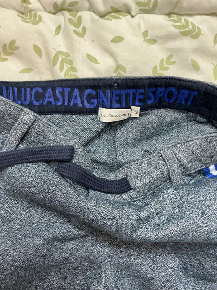 pantalon chiné marine 3 ans lulu castagnette - photo numéro 4