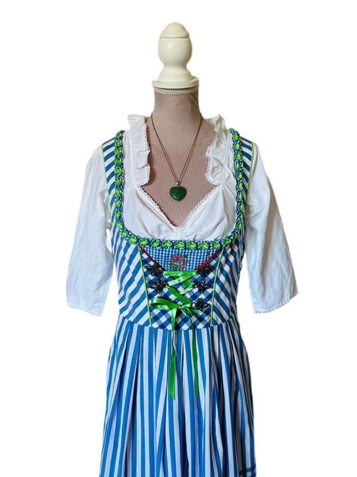 🦋🌿Robe traditionnelle autrichienne Dirndl cottagecore austrian dress🌿🦋 - photo numéro 4