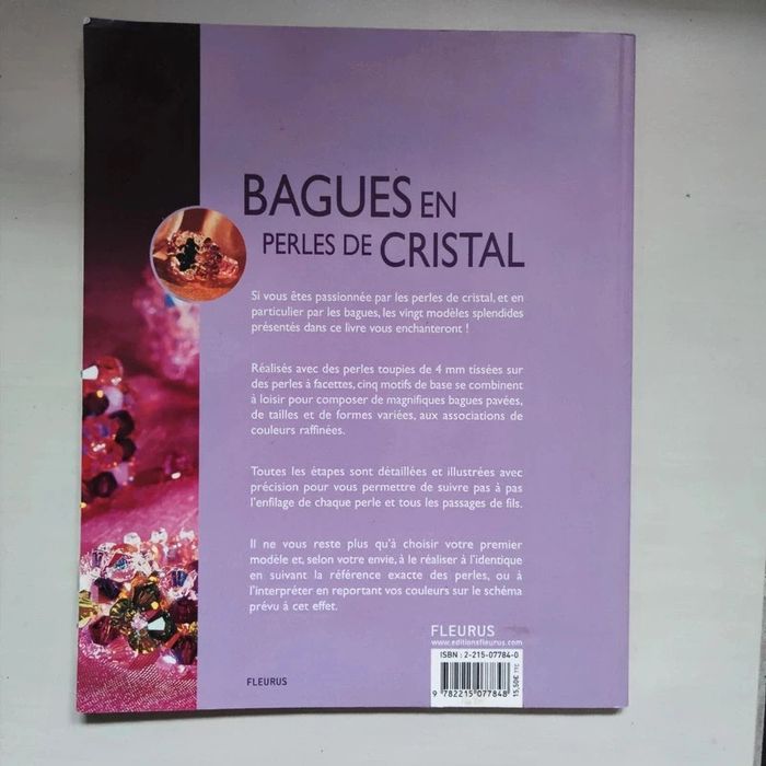 Livre bagues en perles de cristal - photo numéro 2