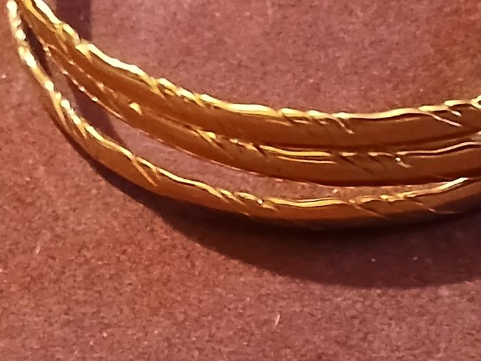 Trois Bracelet plaquer or