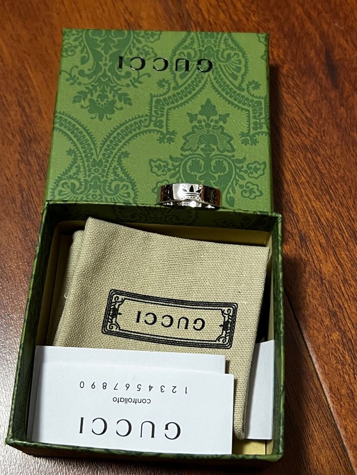 Bague Gucci en argent sterling 💍 Taille 8 - photo numéro 3