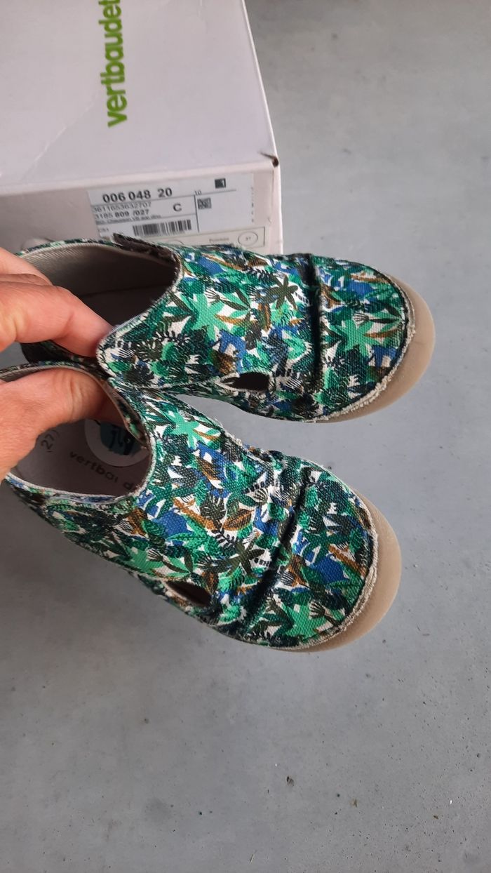 Chaussons pattes de chat vertbaudet 27 garcon mixte souples #presquepiednu - photo numéro 2