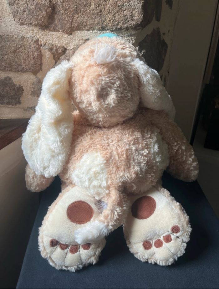 Grande peluche Chien beige, bleu 55 cm Anna Club Plush - photo numéro 10