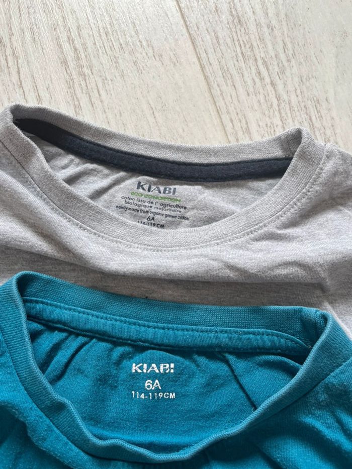 Lot de 2 t shirts manches longues 6 ans - photo numéro 2