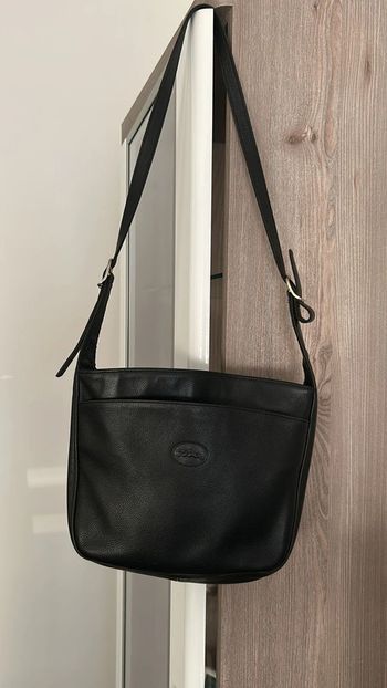 Sac à bandoulière en cuir longchamps