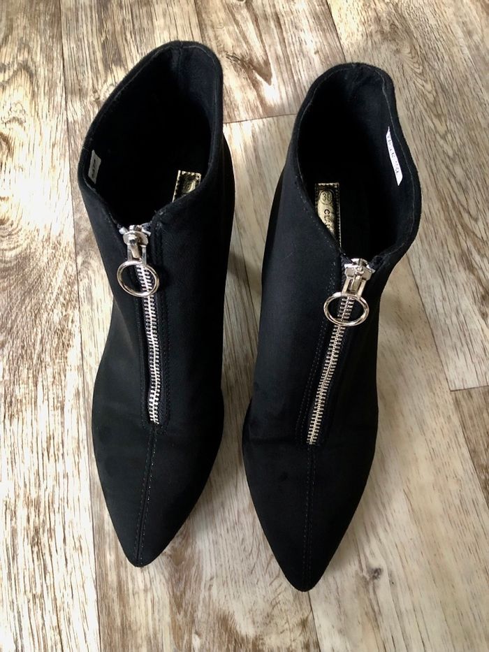 Bottines 👢 • 39 • Claudia ghizzani • Noir • Très bon état - photo numéro 5