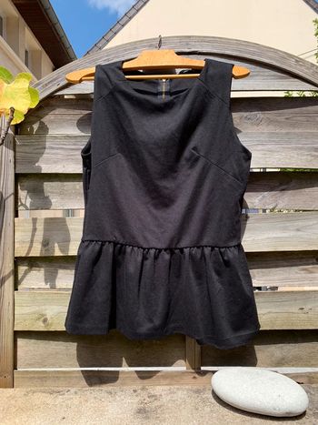 Petit haut noir de La Redoute taille 38