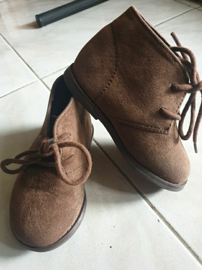 2 paires de chaussures garçon hiver taille 22 Pablovsky cuir - photo numéro 9