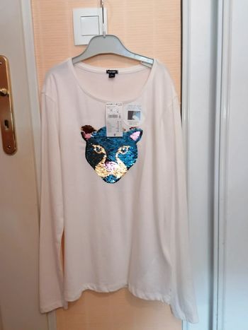 Tee shirt à sequins