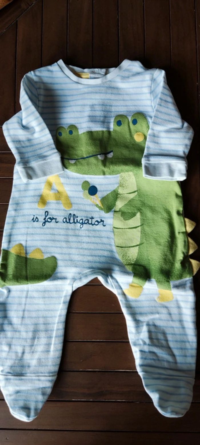 Lot 3 pyjamas coton 6 mois - photo numéro 7