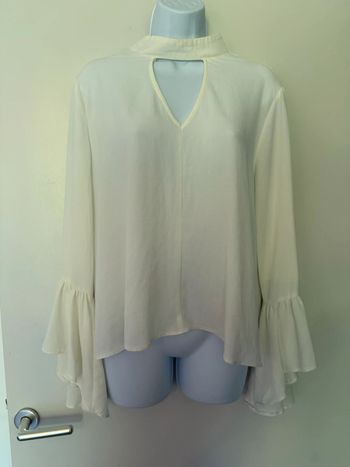 Blouse manches longues blanche Atmosphère