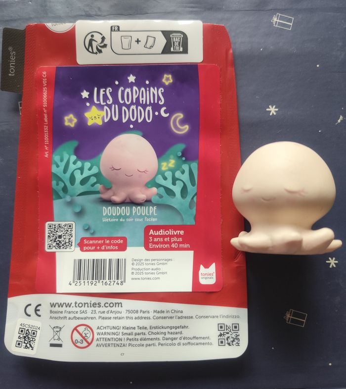 Tonies Doudou Poulpe
