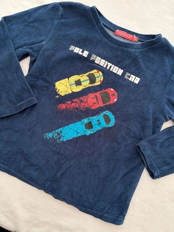 Haut de pyjama voiture 8 ans