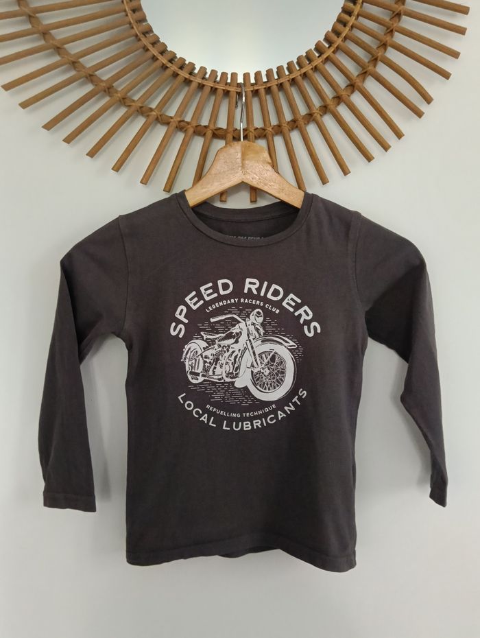 Tee-shirt ml gris 5ans