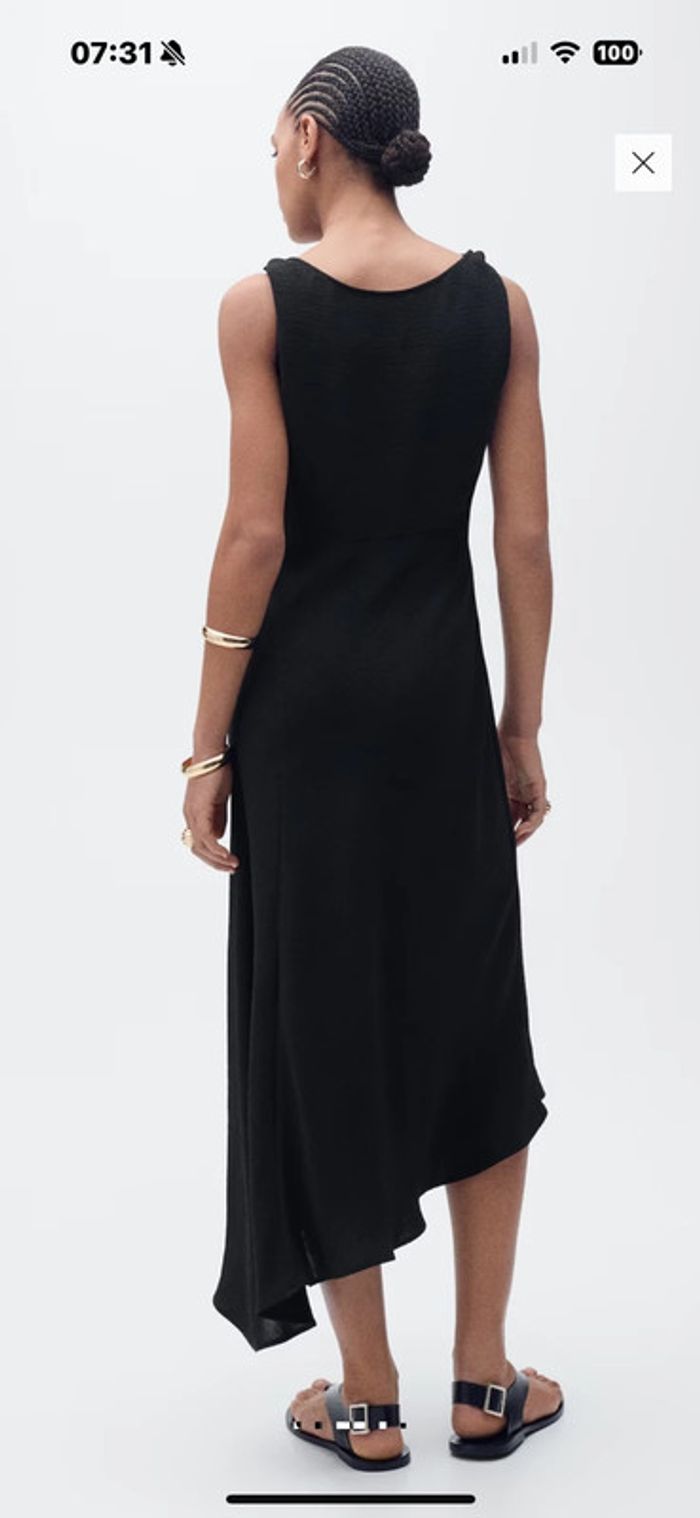 Robe noire longue mango neuve avec étiquette - photo numéro 3