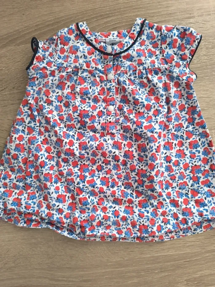 Robe fraise petit bateau 6 mois